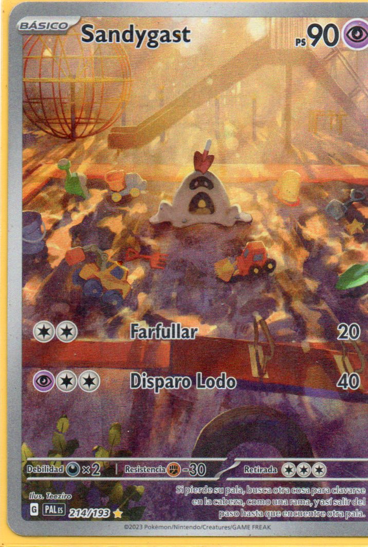 Sandygast 214 Illustration rare Español