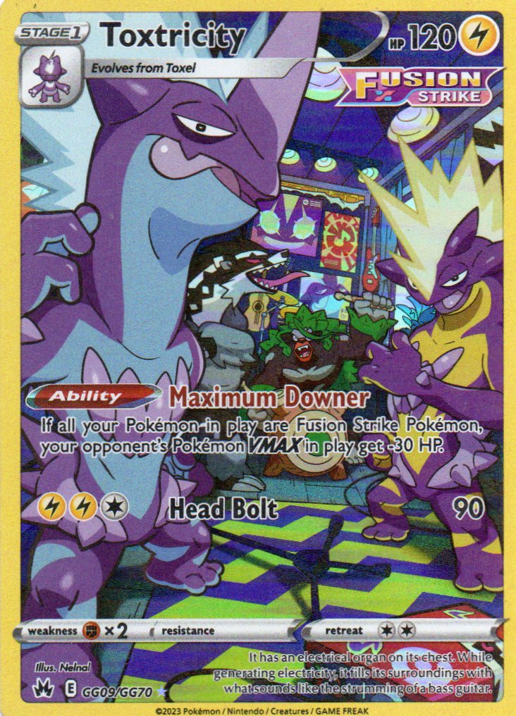Toxtricity GG09 Ultra rare Ingles