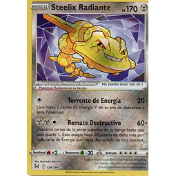 Steelix Radiante 124 Radiant rare Español