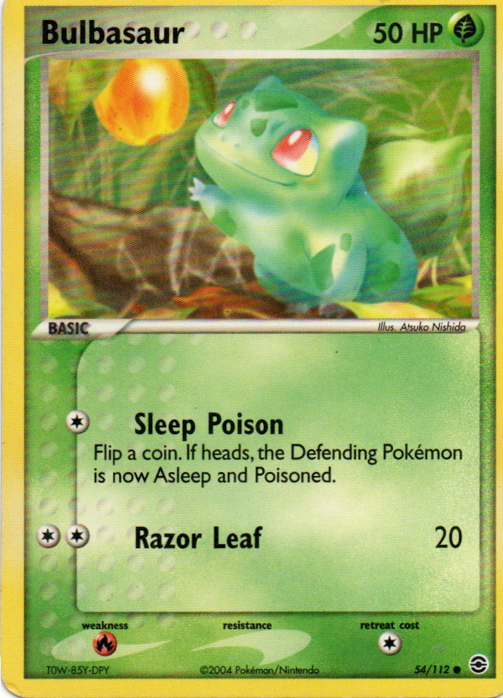 Bulbasaur 54 Commun Ingles