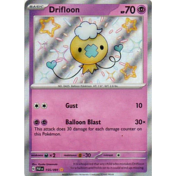 Drifloon 155 Shiny rare Ingles