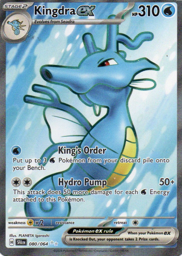 Kingdra ex 80 Ultra rare Ingles