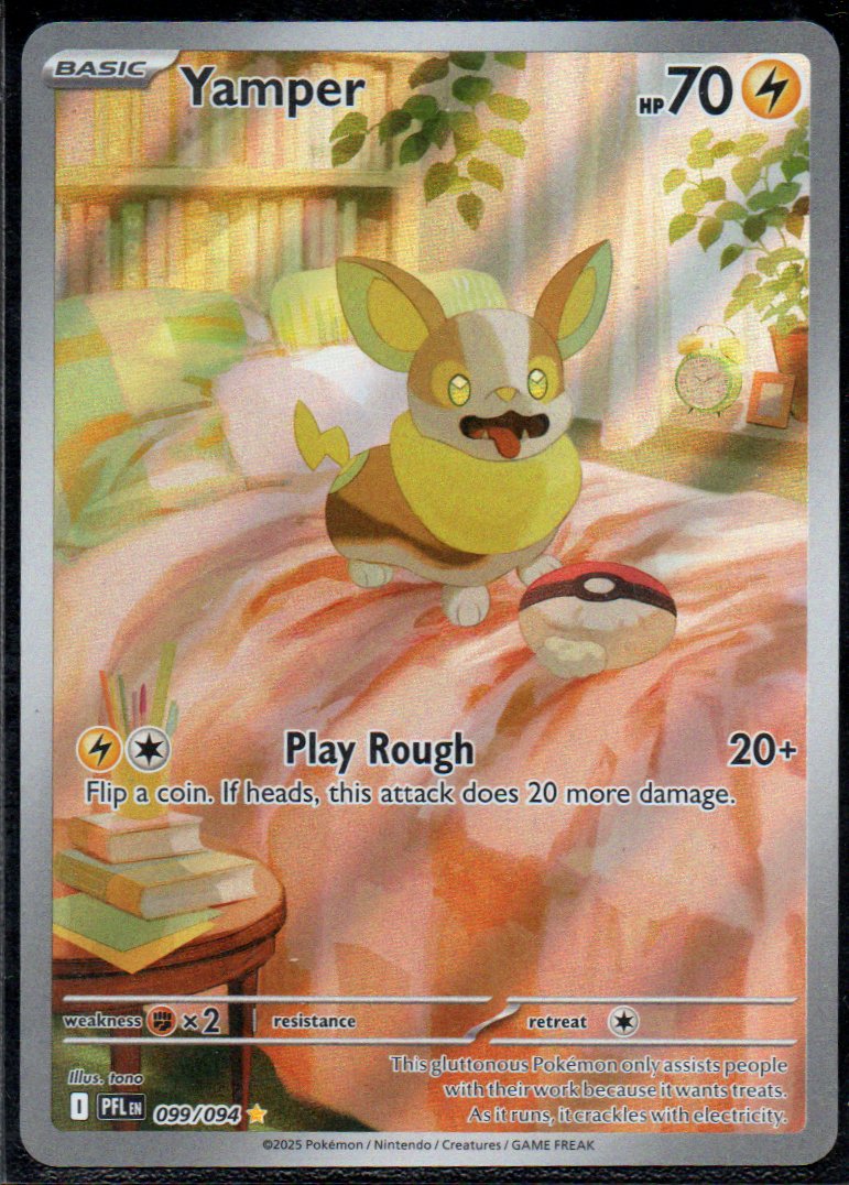Yamper 99 Illustration rare Ingles