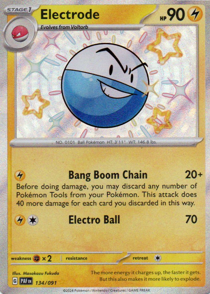 Electrode 134 Shiny rare Ingles