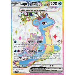 Lapras ex 158 Ultra rare Ingles