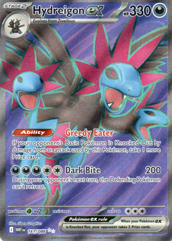 Hydreigon ex 161 Ultra rare Ingles
