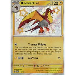 Kilowattrel 146 Shiny rare Español