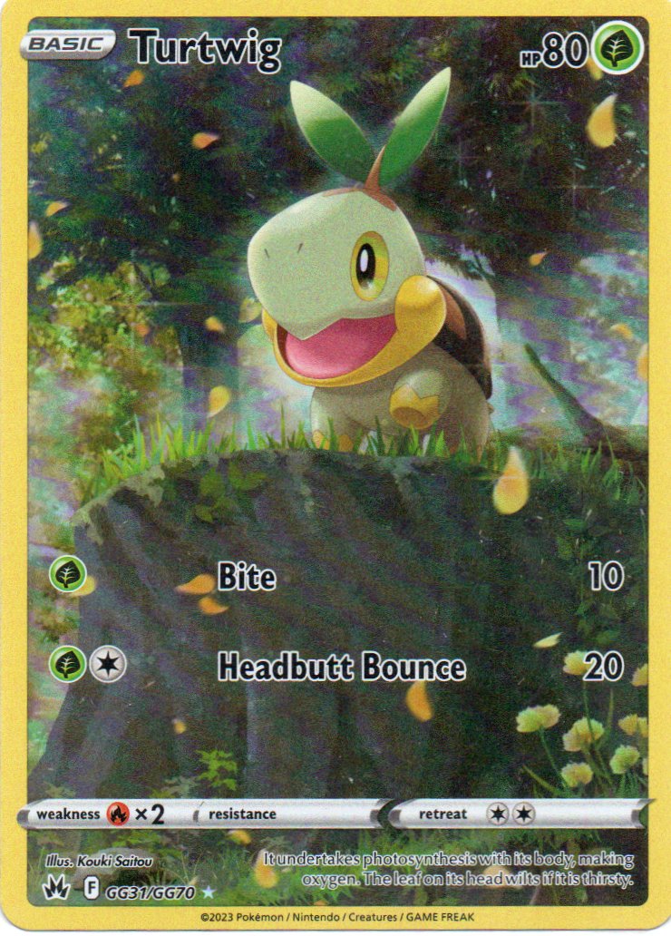 Turtwig GG31 Ultra rare Ingles