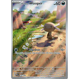 Paldean Wooper 102 Illustration rare Ingles