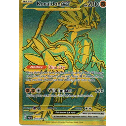 Koraidon ex 245 Hyper rare Ingles