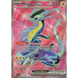 Miraidon ex 227 Ultra rare Ingles