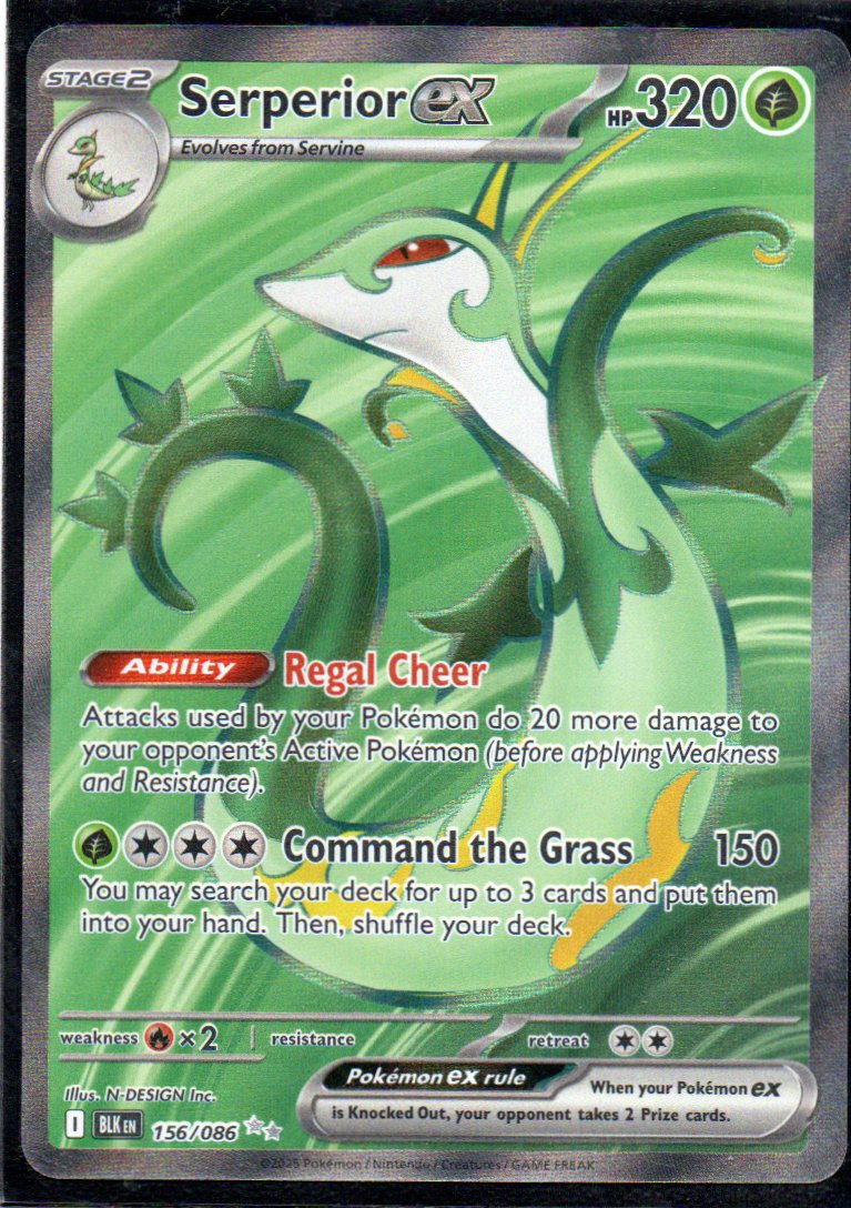 Serperior ex 156 ultra rare Ingles