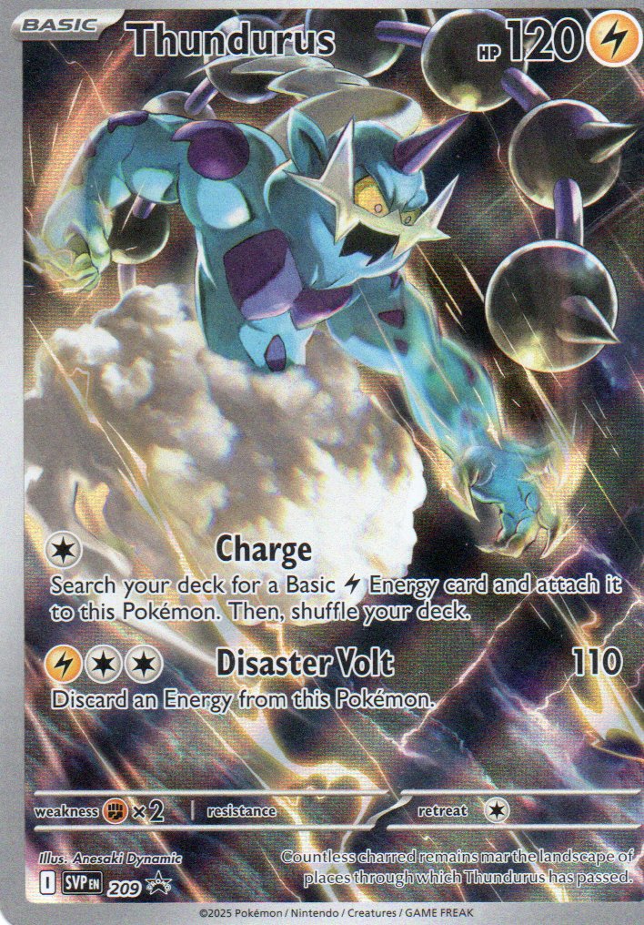 Thundurus 209 Promo Ingles