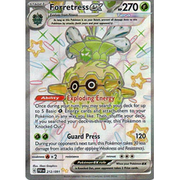 Forretress ex 212 Shiny Ultra rare Ingles