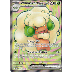 Whimsicott ex 157 ultra rare Ingles
