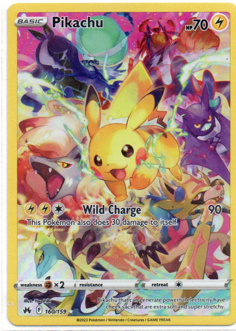 Pikachu 160 Secret rare Ingles