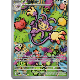 Ambipom 107 Illustration rare Ingles
