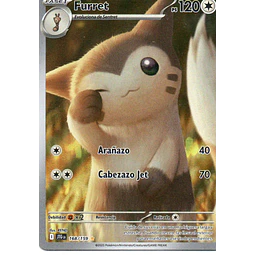 Furret 168 Illustration rare Español