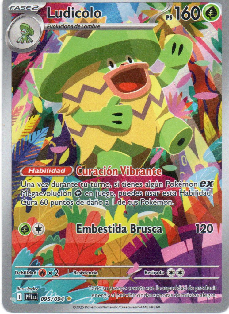 Ludicolo 95 Illustration rare Español