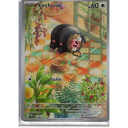 Lechonk 209 Illustration rare Ingles