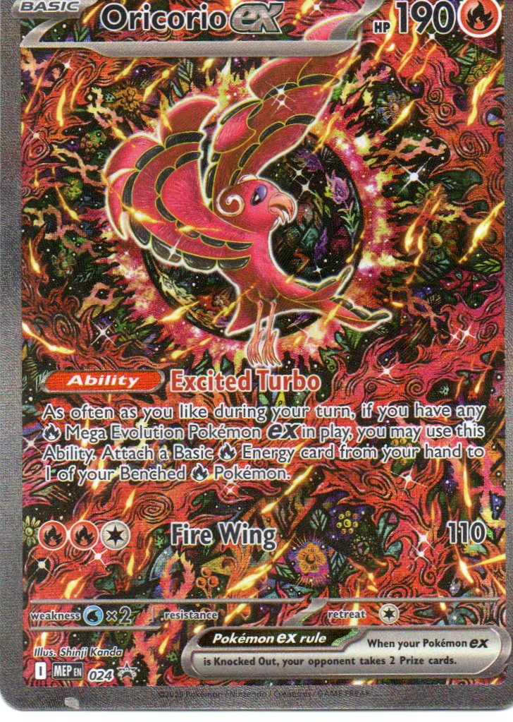 Oricorio ex 24 Promo Ingles