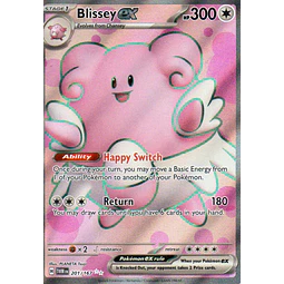 Blissey ex 201 ultra rare Ingles