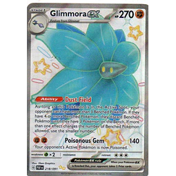 Glimmora ex 218 Shiny Ultra rare Ingles