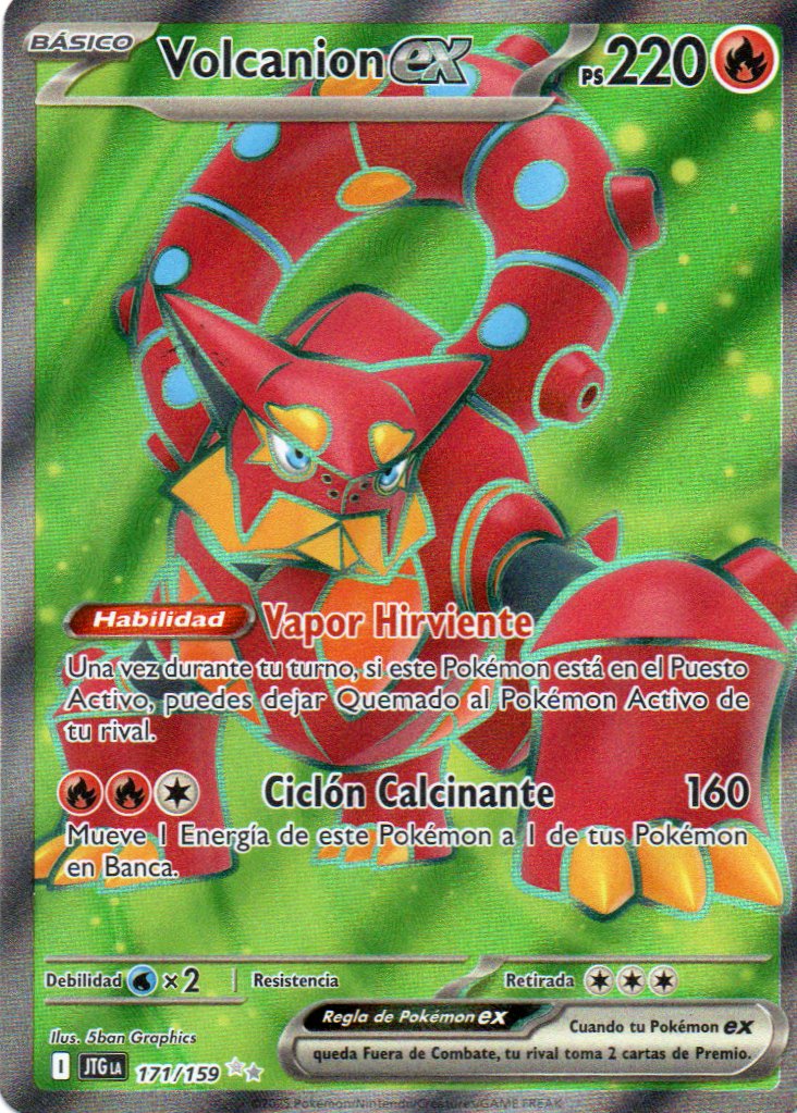 Volcanion ex 171 ultra rare Español