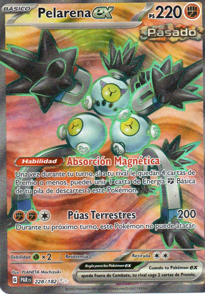 Pelarena ex 228 ultra rare Español