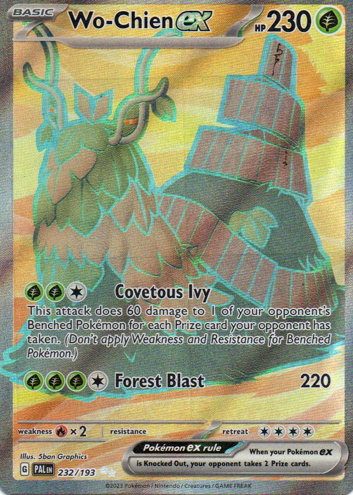 Wo-Chien ex 232 ultra rare Ingles