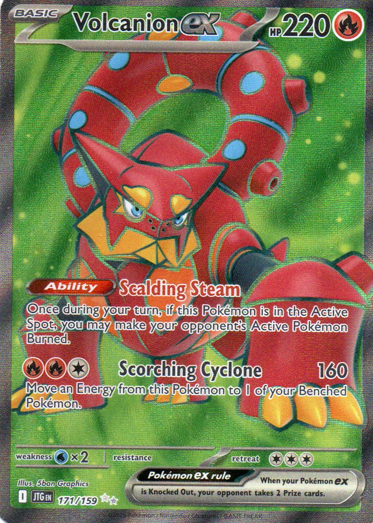 Volcanion ex 171 ultra rare Ingles