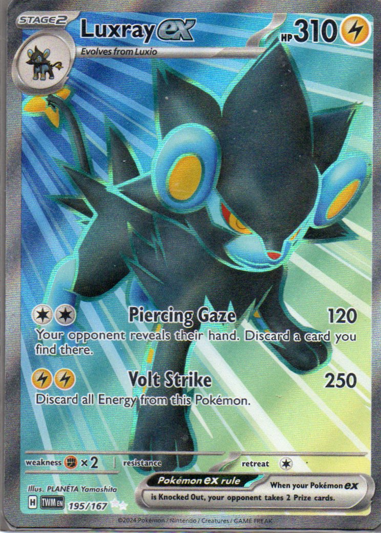 Luxray ex 195 ultra rare Ingles