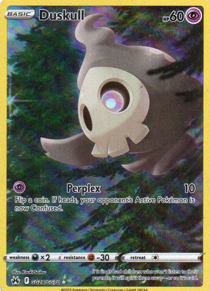 Duskull GG28 ultra rare Ingles