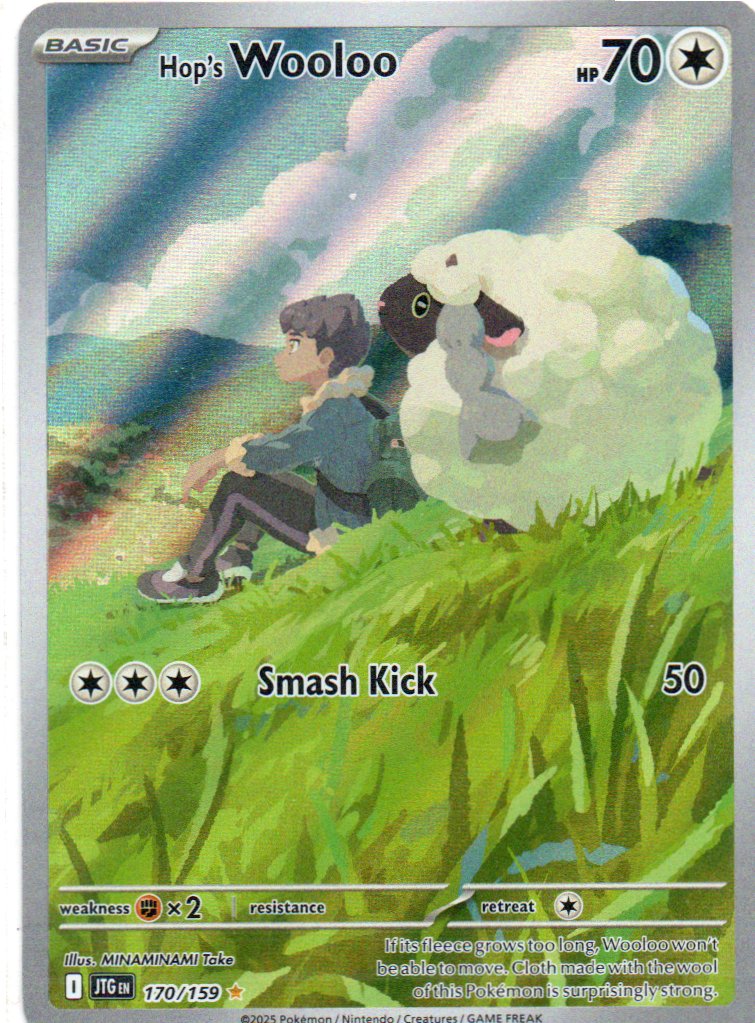 Hop's Wooloo 170 Illustration rare Ingles