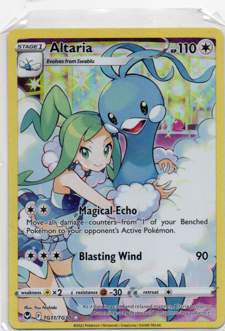 Altaria TG11 ultra rare Ingles