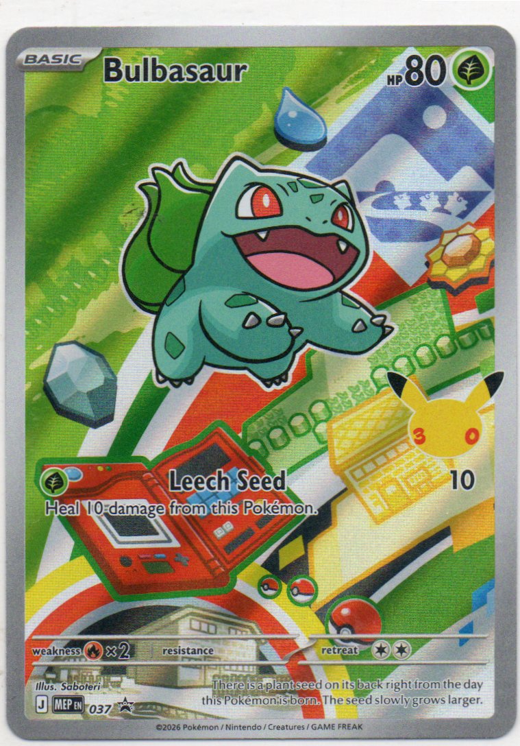 Bulbasaur 37 Promo Ingles
