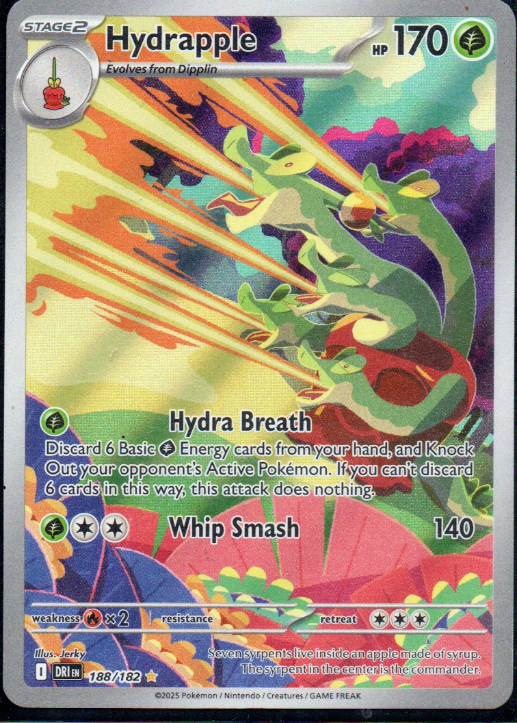 Hydrapple 188 Illustration rare Ingles