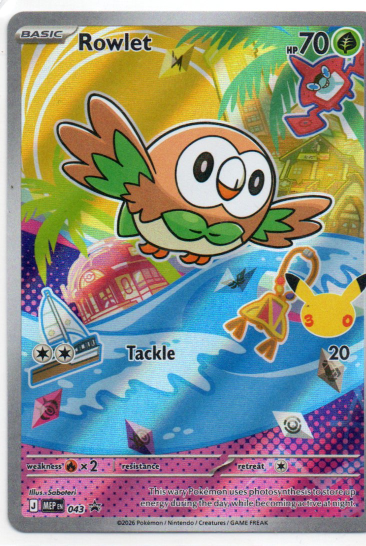 Rowlet 43 Promo Ingles