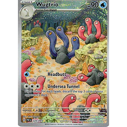 Wugtrio 224 Illustration rare Ingles