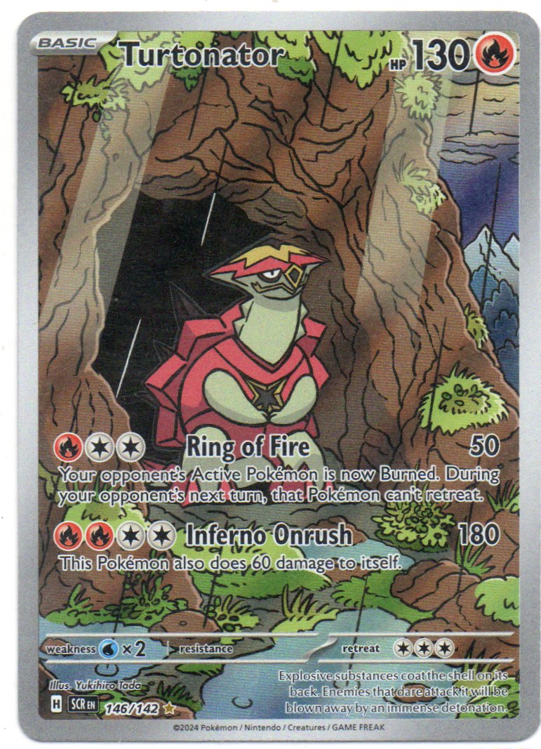 Turtonator 146 Illustration rare Ingles