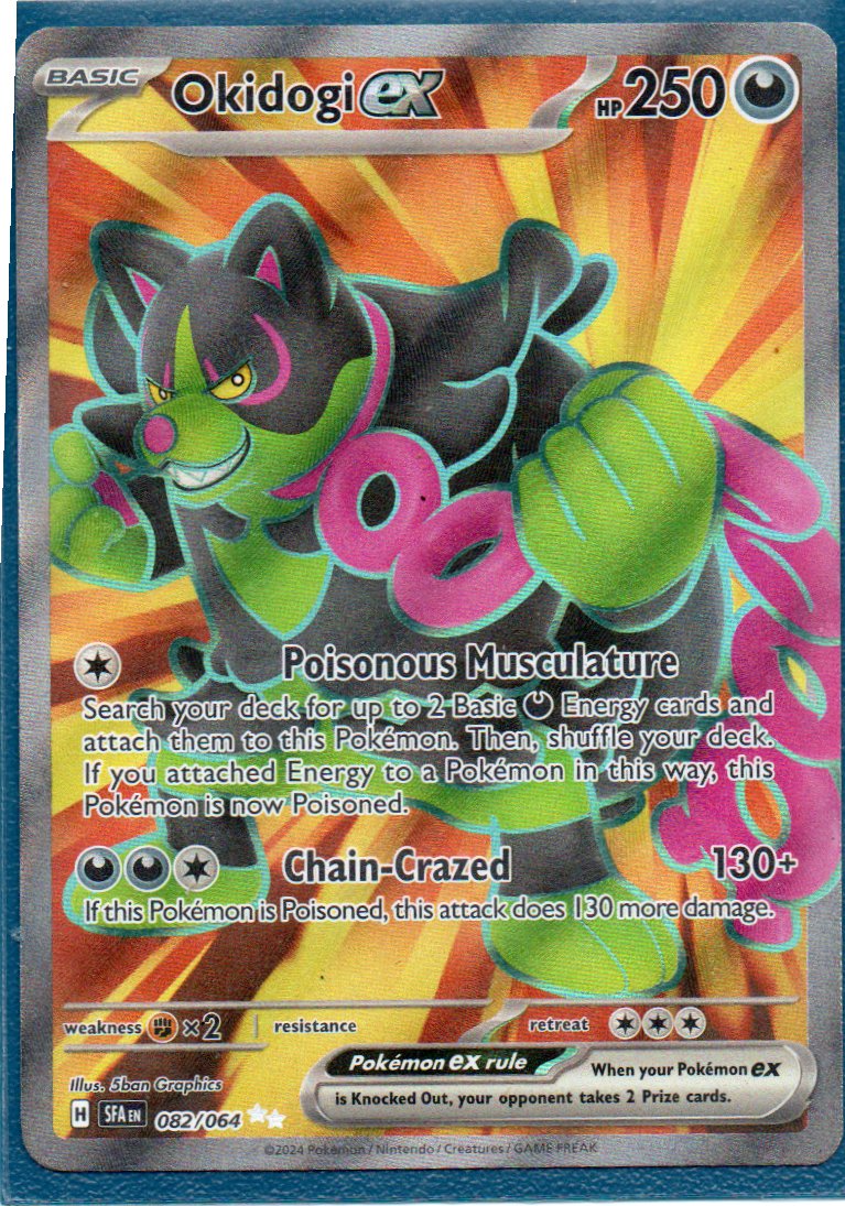 Okidogi ex 82 ultra rare Ingles