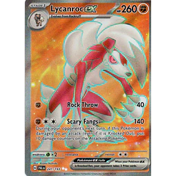Lycanroc ex 241 ultra rare Ingles