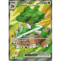 Torterra ex 185 ultra rare Español