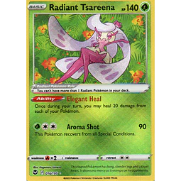 Radiant Tsareena 16 Radiant rare Ingles