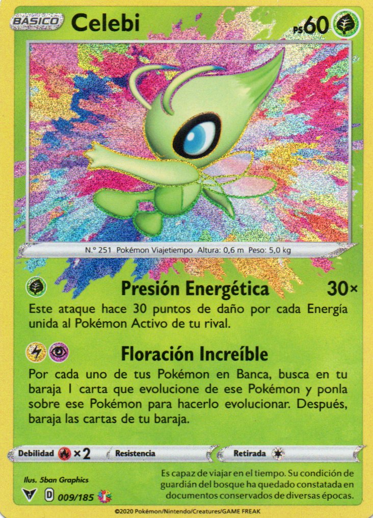 Celebi 9 Amazing rare Español