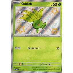 Oddish 92 Shiny rare Ingles