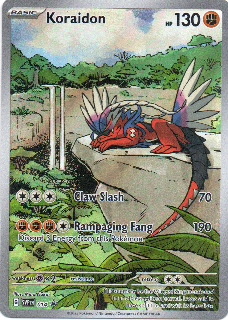 Koraidon 14 Illustration rare Ingles