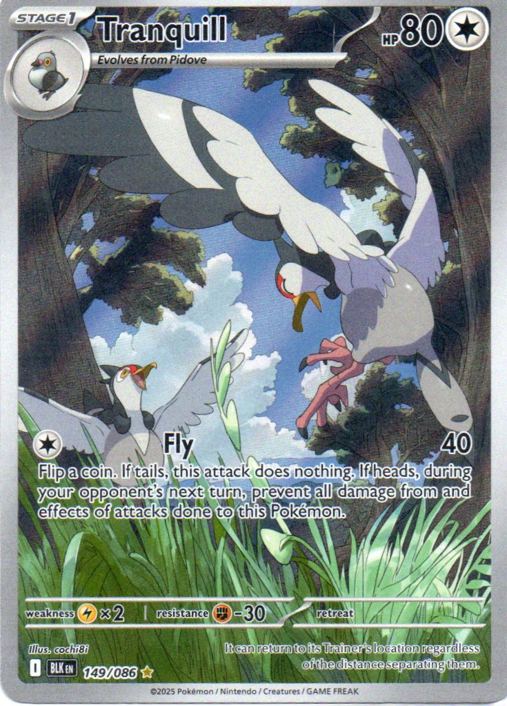 Tranquill 149 Illustration rare Ingles