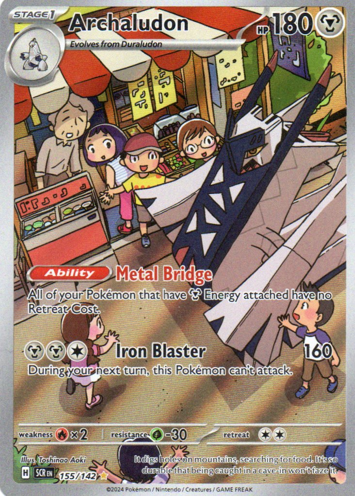 Archaludon 155 Illustration rare Ingles
