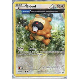 Bidoof 117 Uncommun Ingles